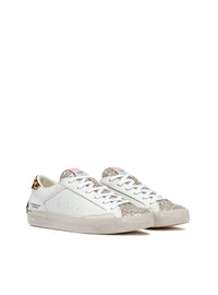 Deportivo "DISTRESSED" piel blanco