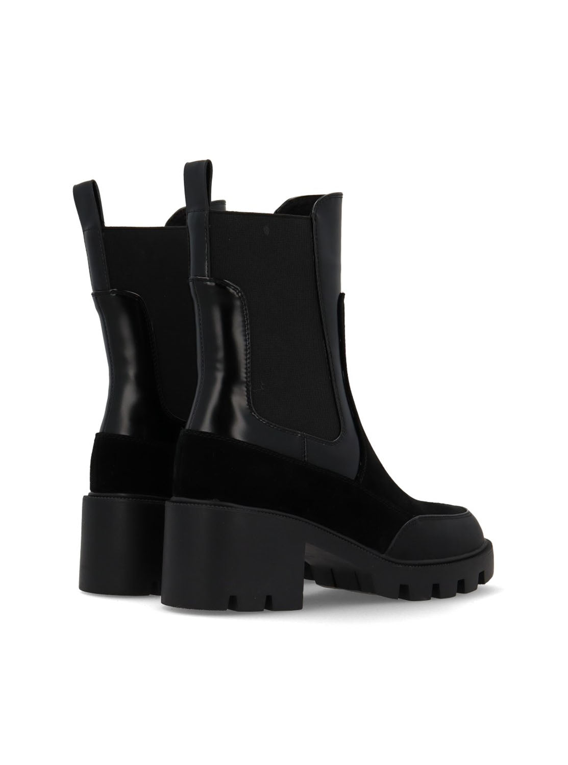 Botín chelsea track negro