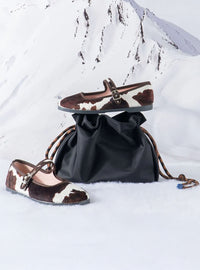 Bailarina velvet animal print