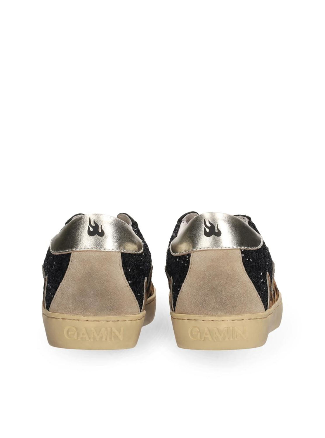 Deportivo "DOPAMINE" combi glitter negro