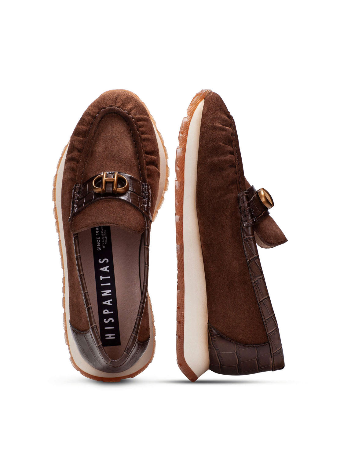 Mocasín deportivo combi ante avellana