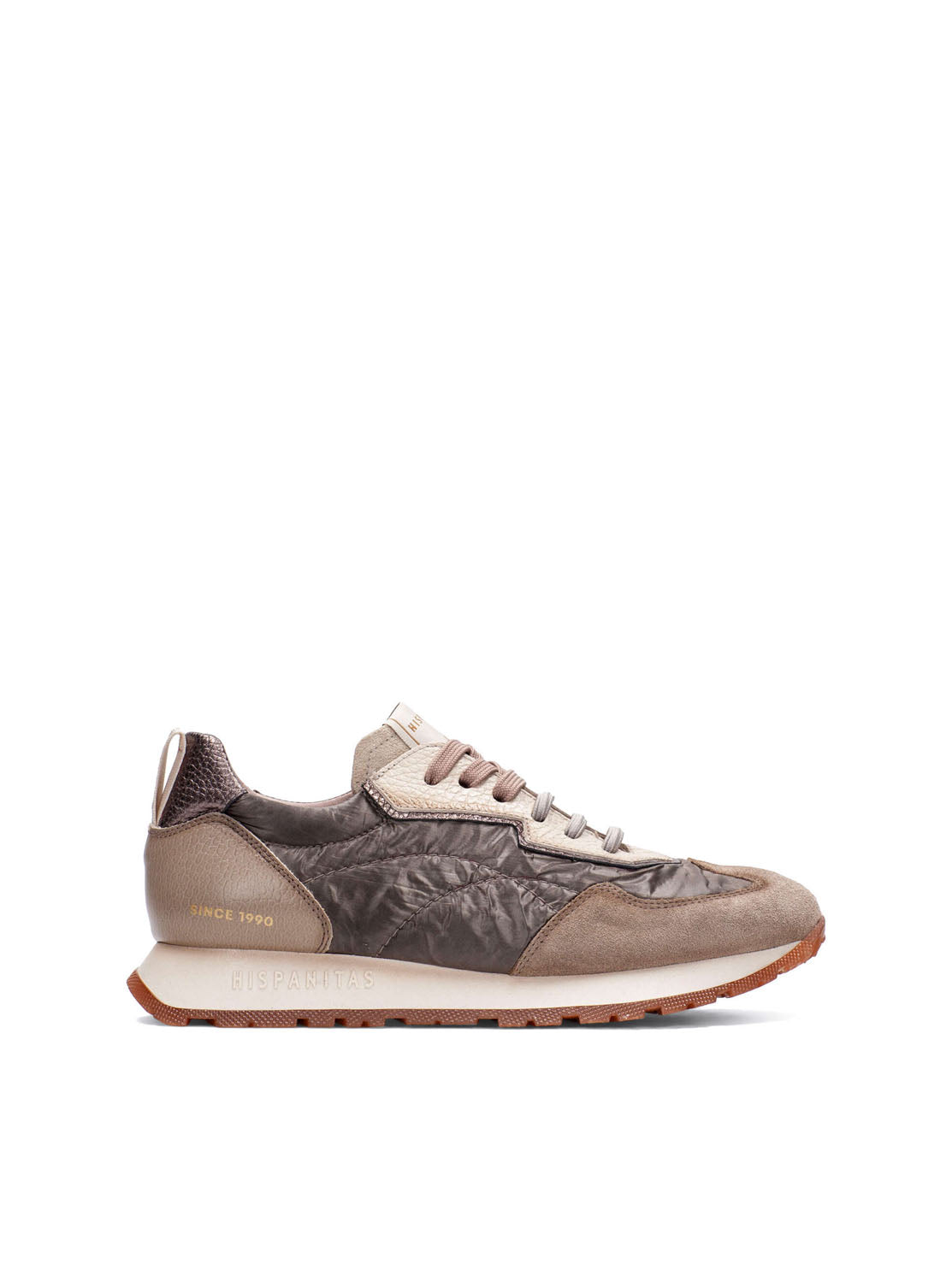 Deportivo "KANSAS" piel combi taupe