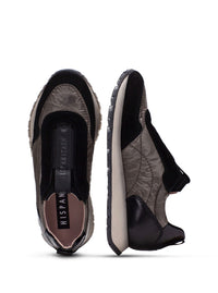 Deportivo elásticos piel combi negro