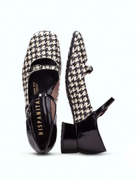 Mary jane "OPORTO" combi piel negro