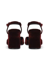 Salón pulsera terciopelo burdeos