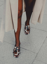 Mocasín "RUBICONE" piel animal print