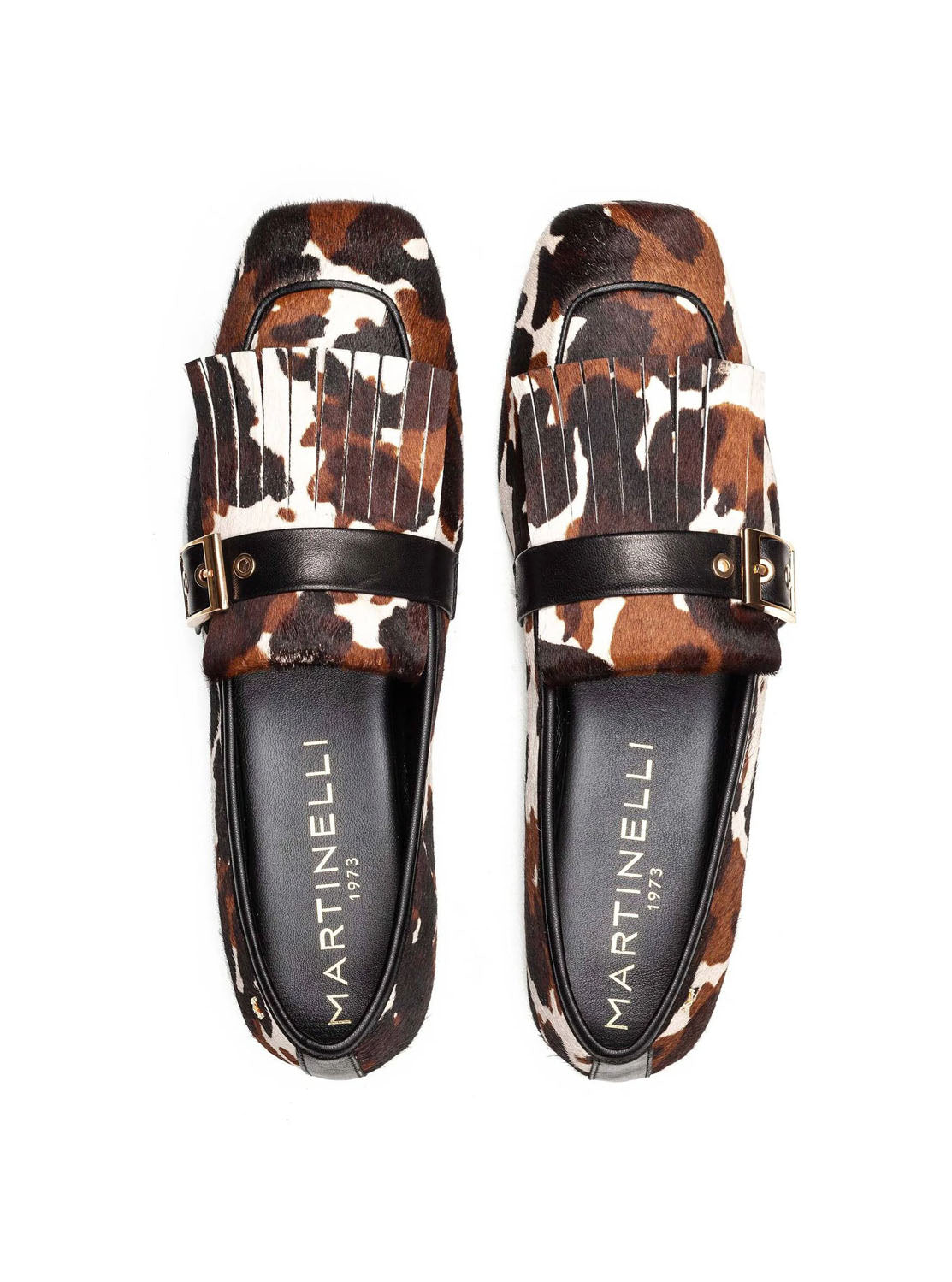 Mocasín "RUBICONE" piel animal print