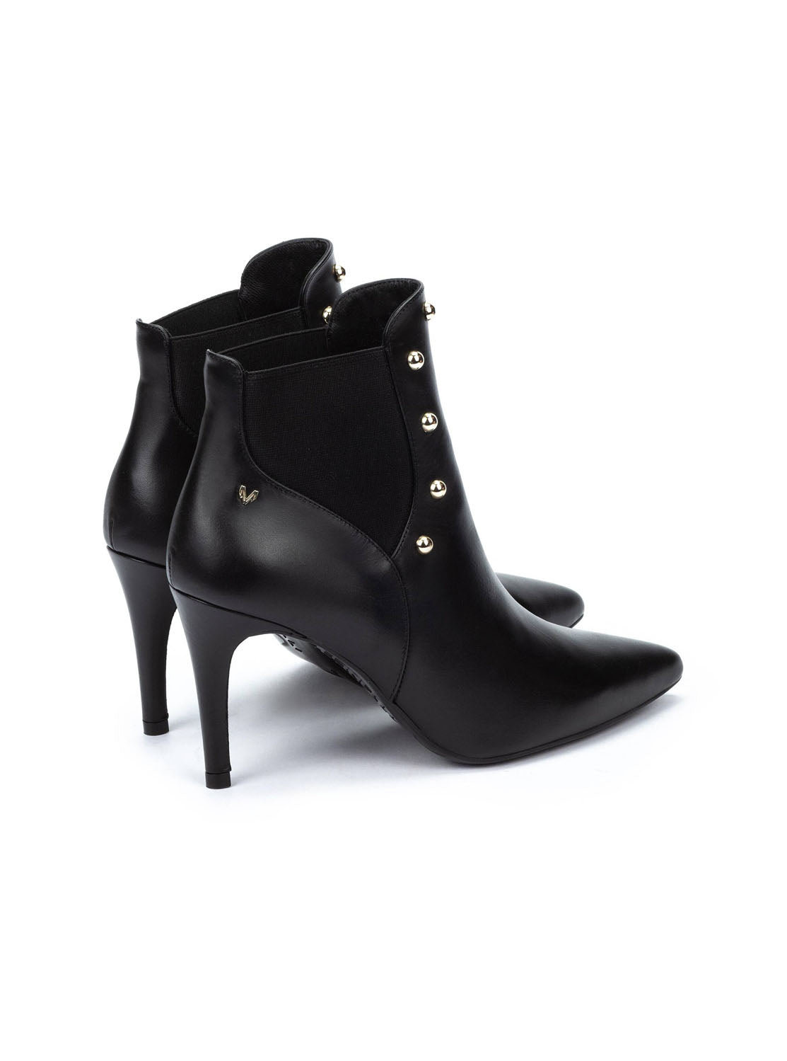 Botín tacón "THELMA" piel negro