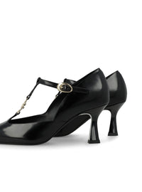 Salón "GAMO" piel negro