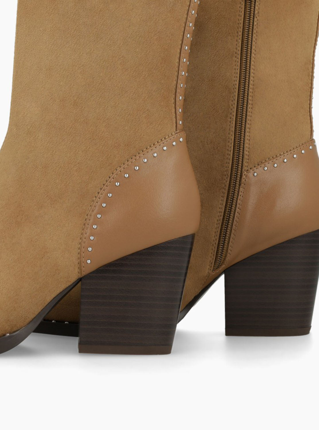 Botín cowboy antelina camel