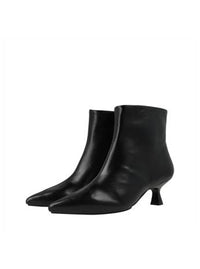 Botín tacón mini piel negro