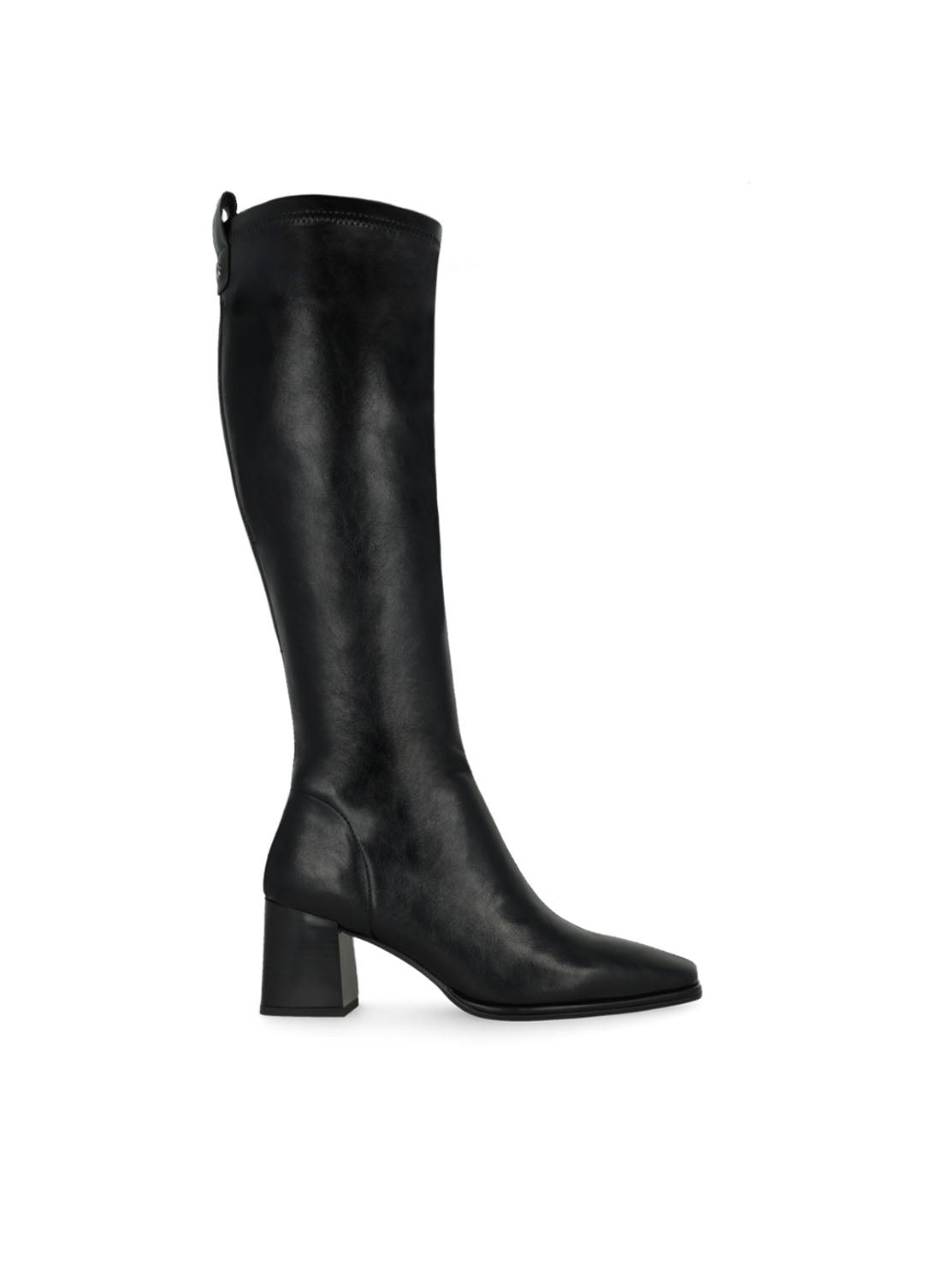 Bota "HALBOR" piel elástica negro