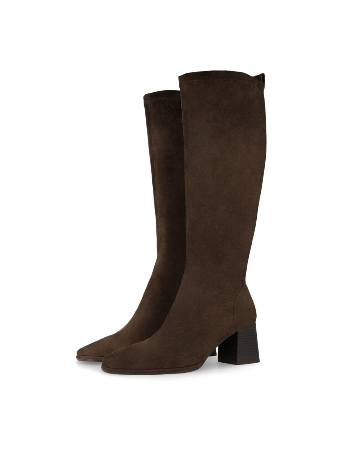 Bota "HALBOR" antelina marrón