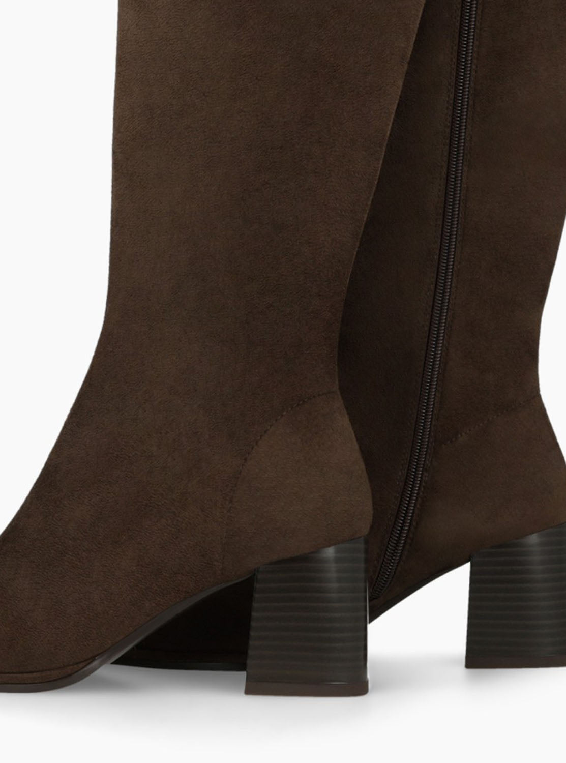 Bota "HALBOR" antelina marrón