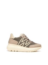 Deportivo "ULTRAFLY" piel taupe