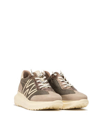 Deportivo "ULTRAFLY" piel taupe