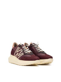 Deportivo "ULTRAFLY" piel burdeos