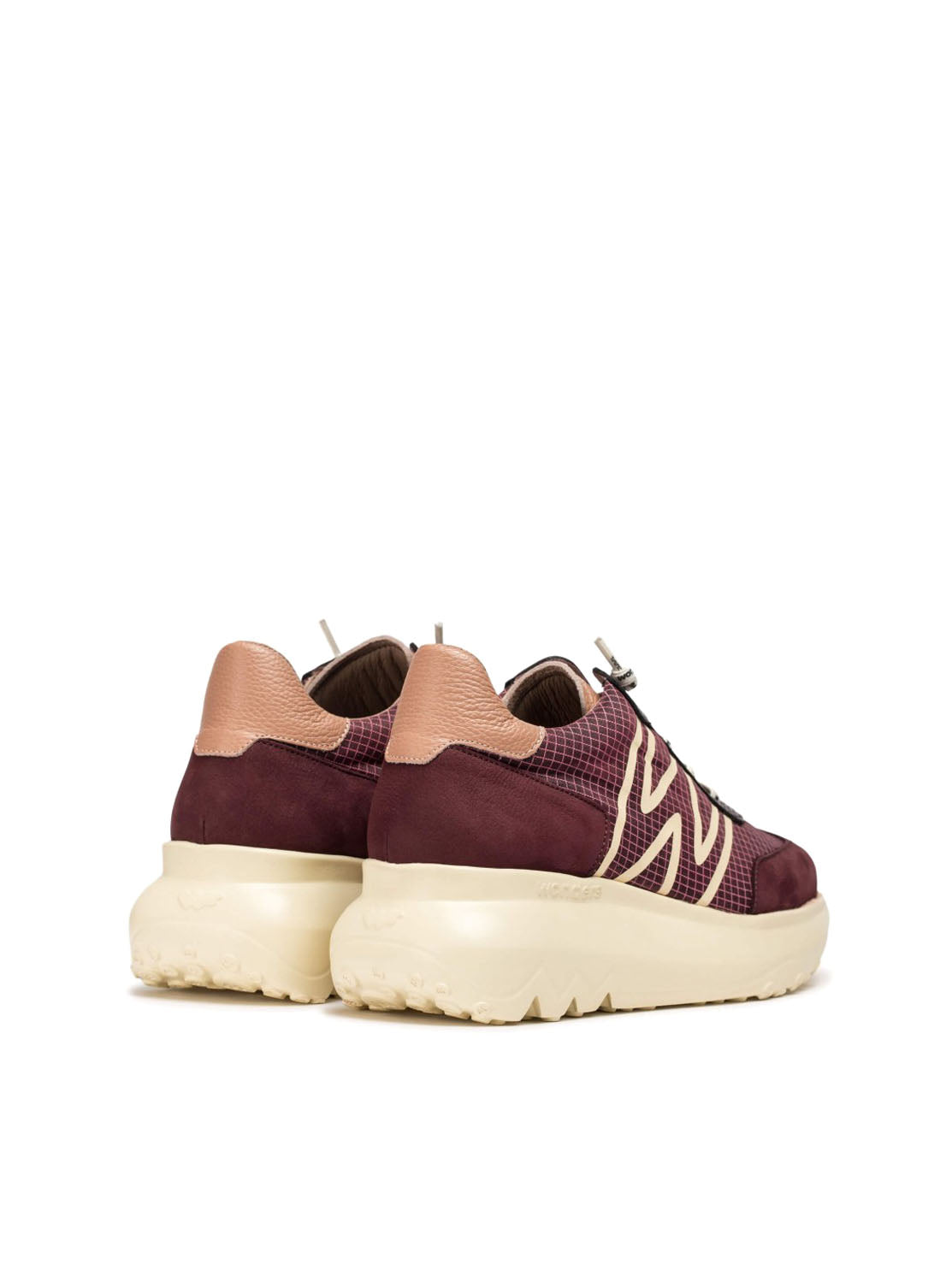 Deportivo "ULTRAFLY" piel burdeos