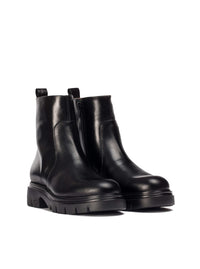 Botín track piel negro