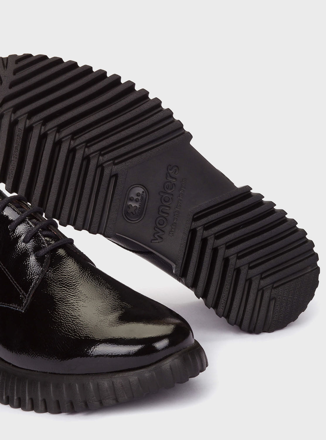 Blucher sport piel negro