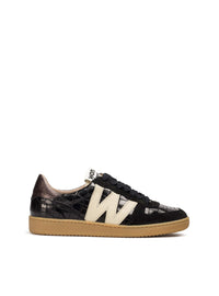 Deportivo retro piel coco negro