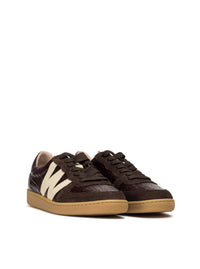 Deportivo retro piel coco marrón