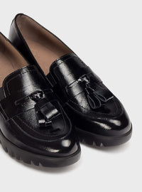 Mocasín sport "FLY" piel negro