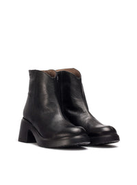 Botín confort basic piel negro