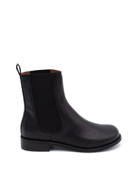 Botín chelsea basic piel negro