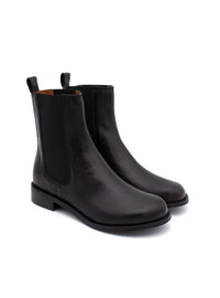 Botín chelsea basic piel negro