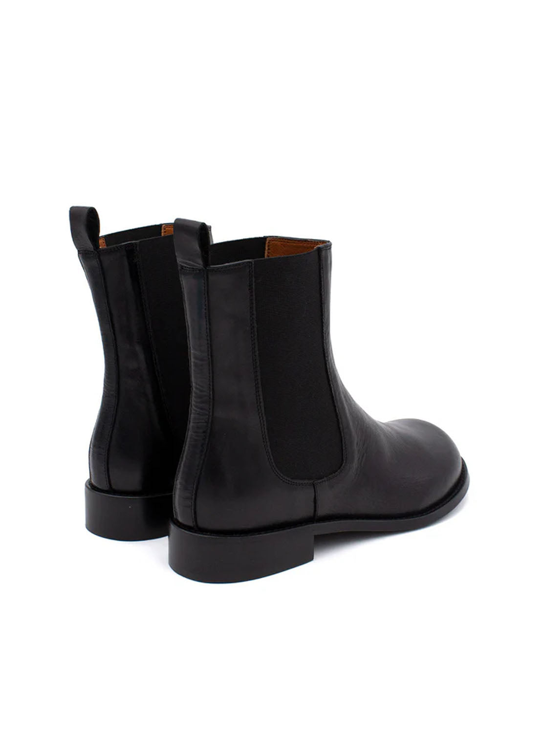 Botín chelsea basic piel negro