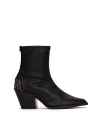 Botín "MIJAS" piel negro