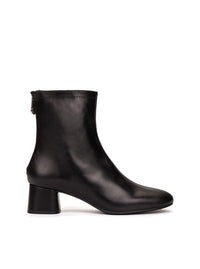 Botín tacón basic piel negro