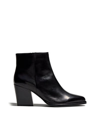 Botín campero piel negro