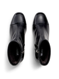 Botín tacón basic piel negro