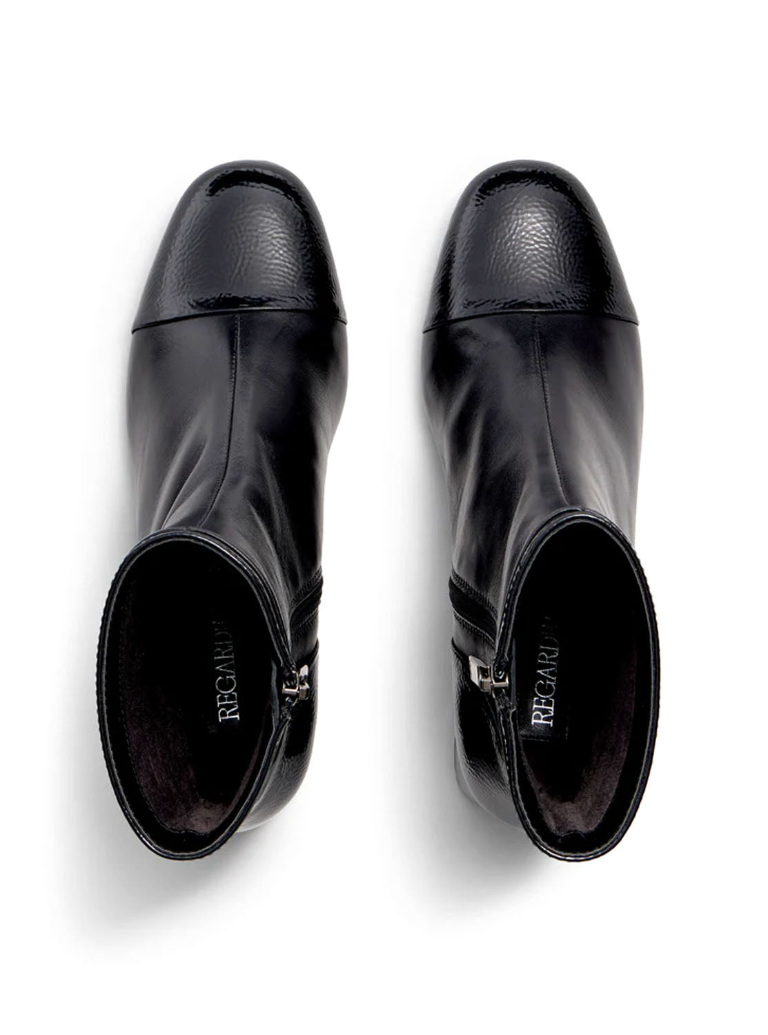 Botín tacón basic piel negro