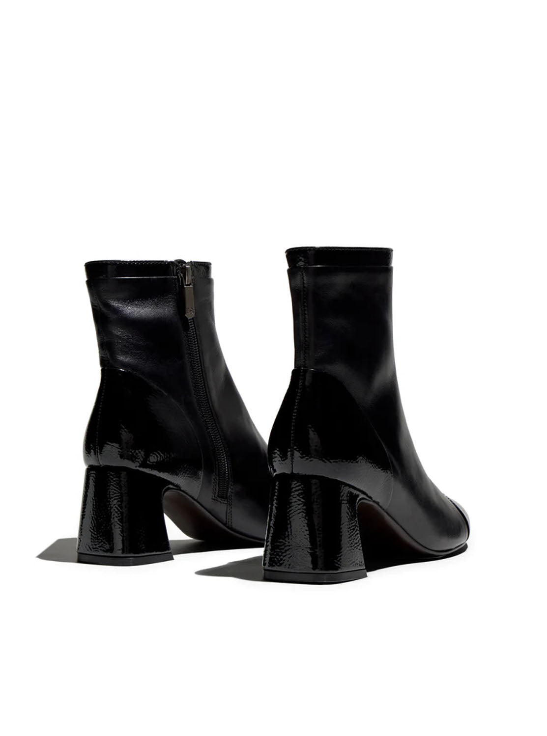 Botín tacón basic piel negro