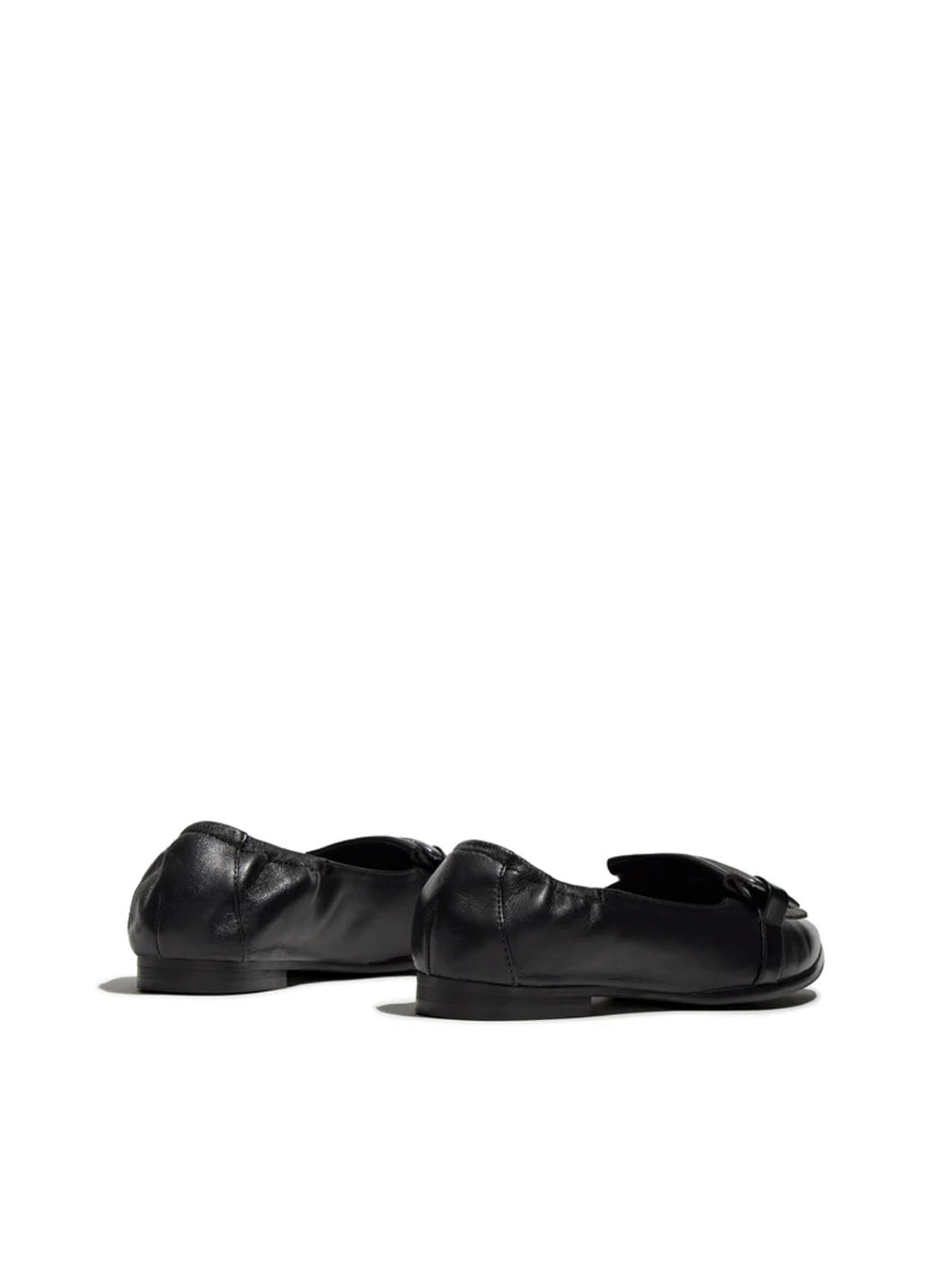 Mocasín maxi hebilla piel negro