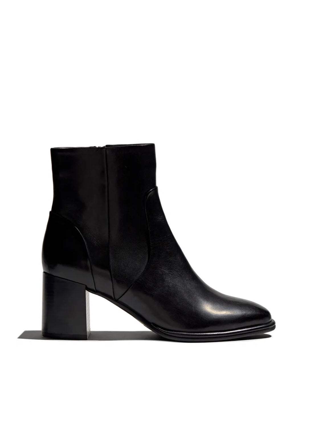 Botín tacón basic piel negro