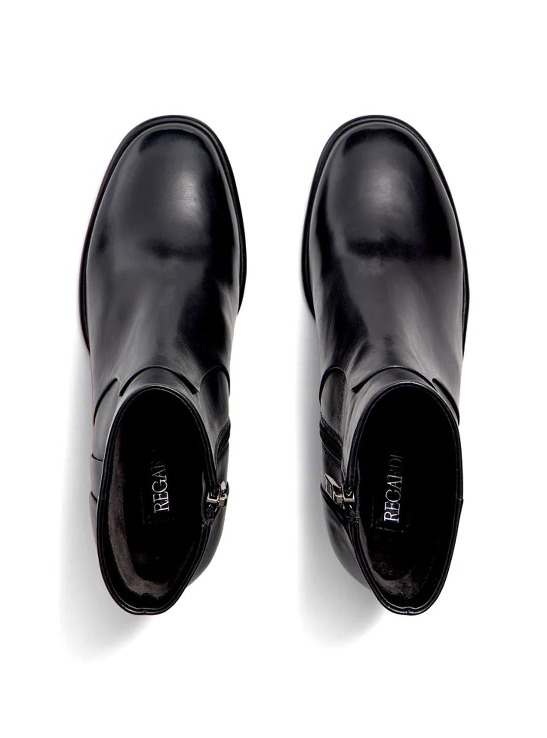 Botín tacón basic piel negro