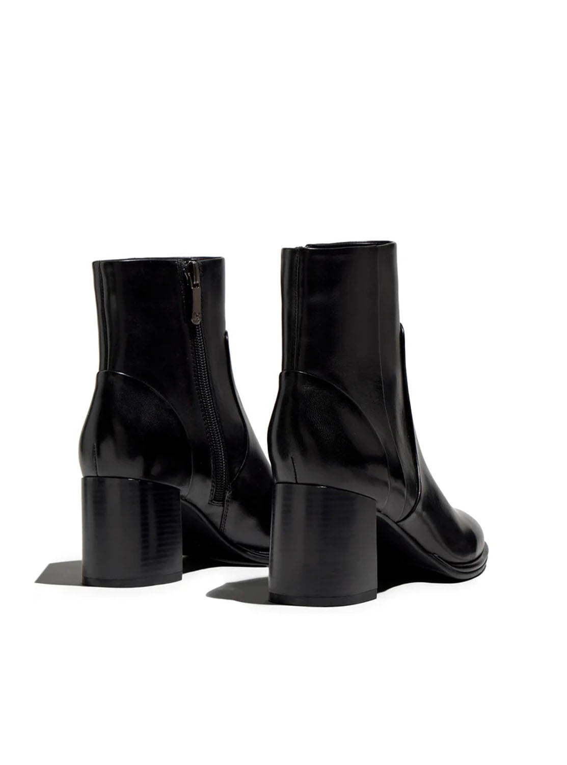 Botín tacón basic piel negro