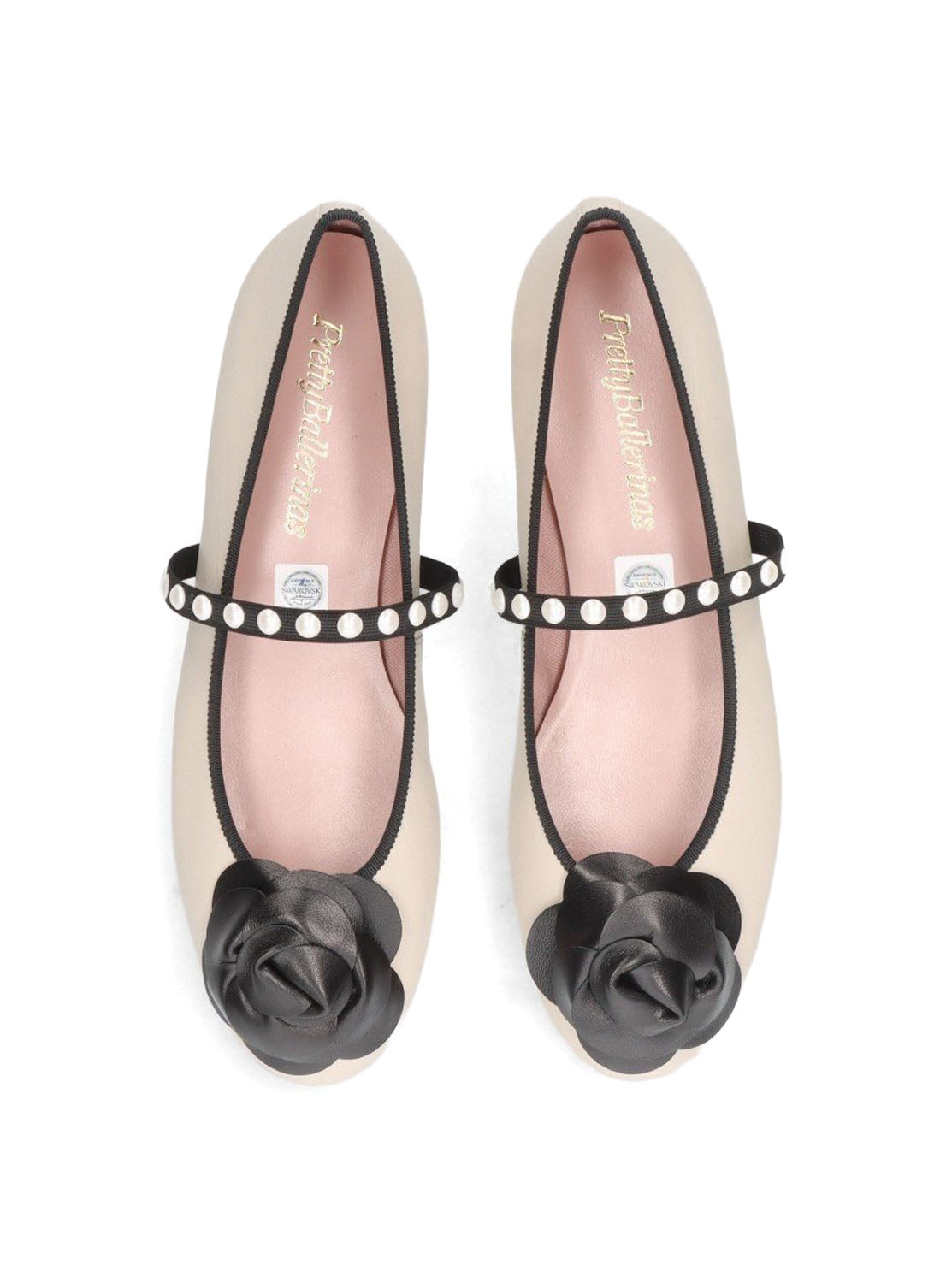 Bailarina "NICOLE" combi piel beige
