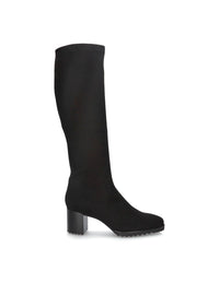 Bota alta "CINDY" licra negro