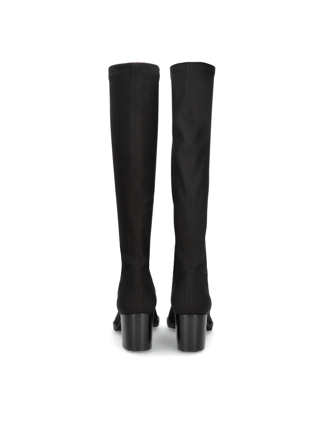Bota alta "CINDY" licra negro