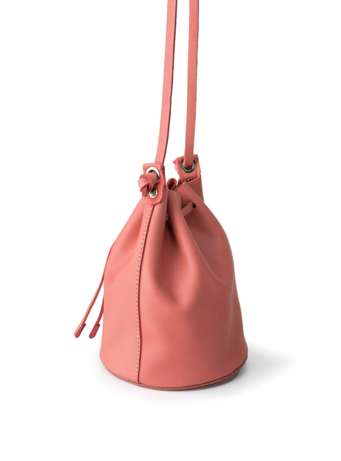 Mini bolso "bombonera" piel rosa