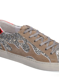 Deportivo GAMIN glitter plata