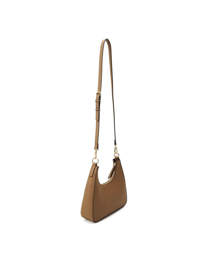 Bolso baguette camel