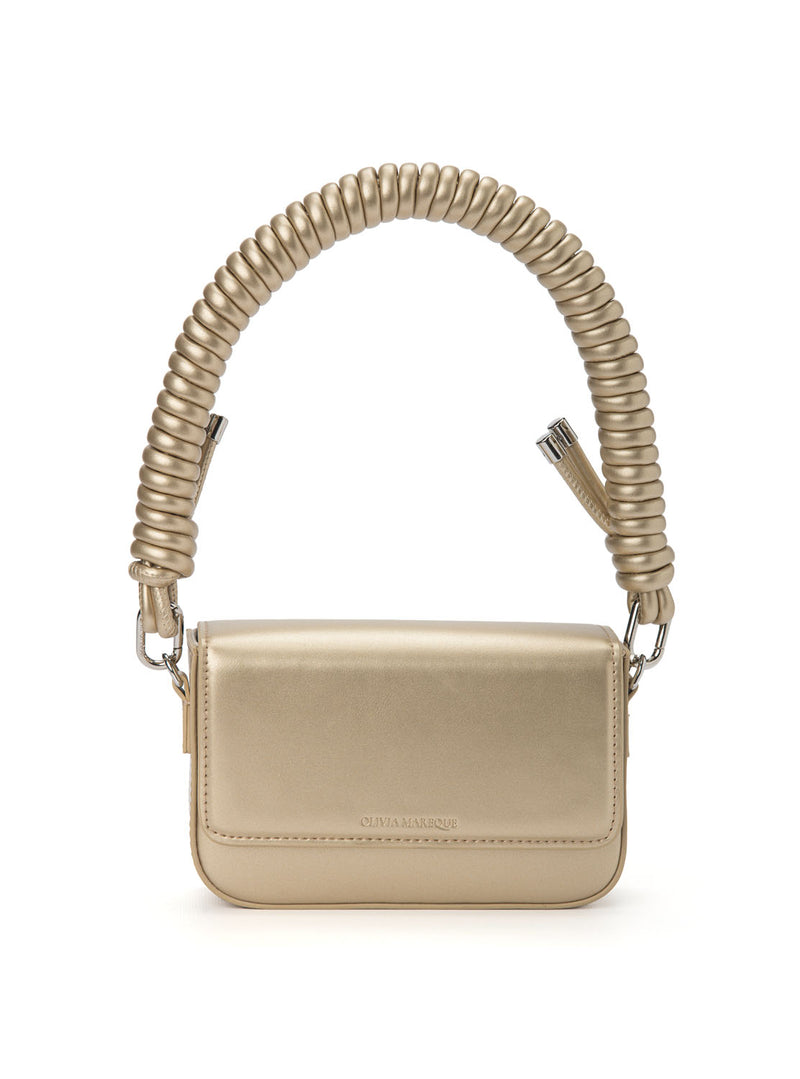 Bolso mini PANTONE oro