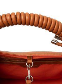 Bolso PETRA cadena rizada camel