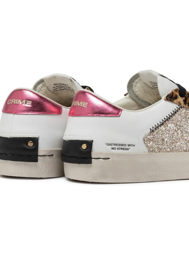 Deportivo SK8 DELUXE glitter oro